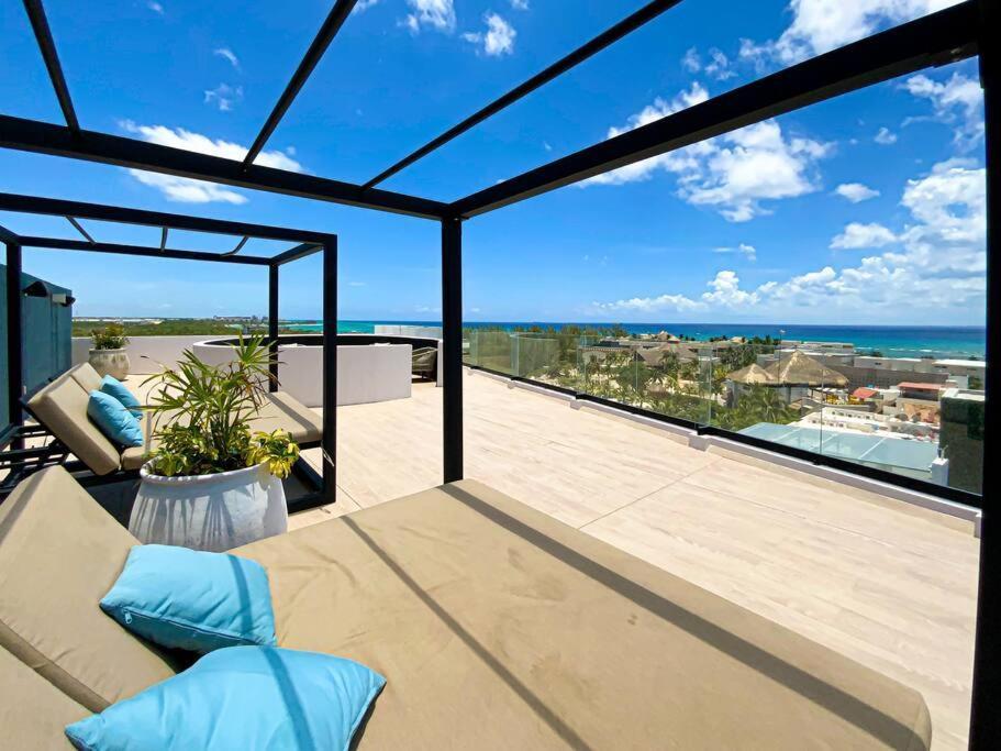 Beautiful + Luxury + Ocean View + Pool Apartman Playa del Carmen Kültér fotó