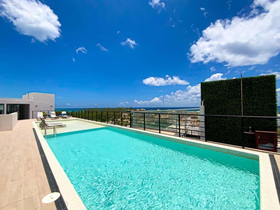Beautiful + Luxury + Ocean View + Pool Apartman Playa del Carmen Kültér fotó
