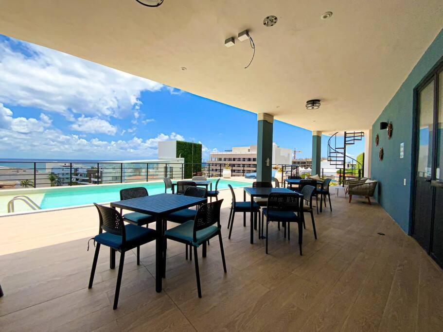 Beautiful + Luxury + Ocean View + Pool Apartman Playa del Carmen Kültér fotó
